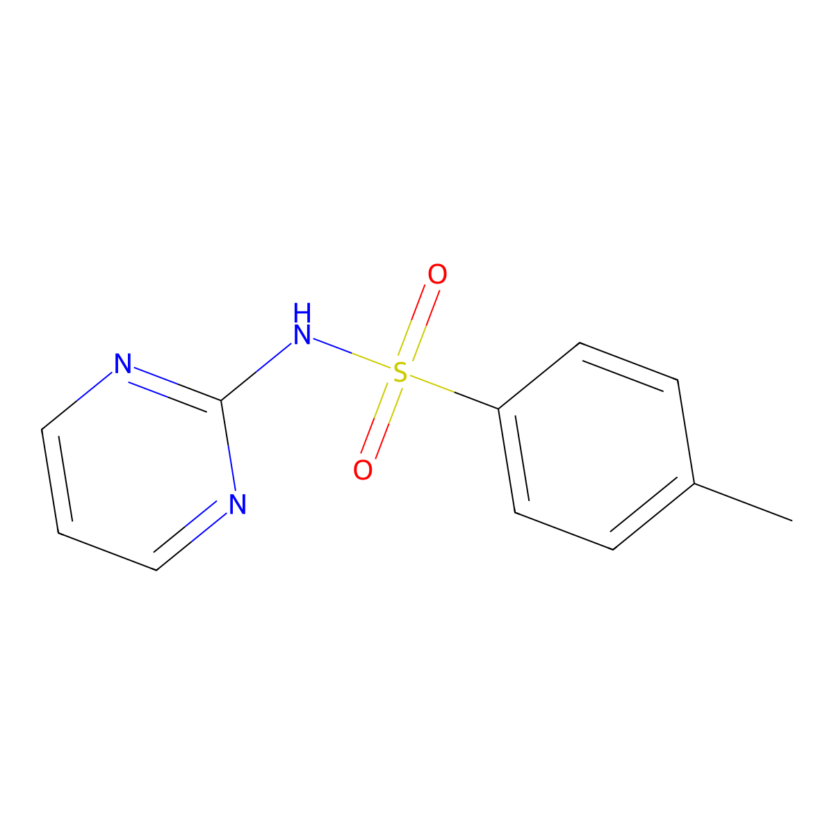 2-Tosyliminopyrimidine molecular structure, CAS 16699-14-2