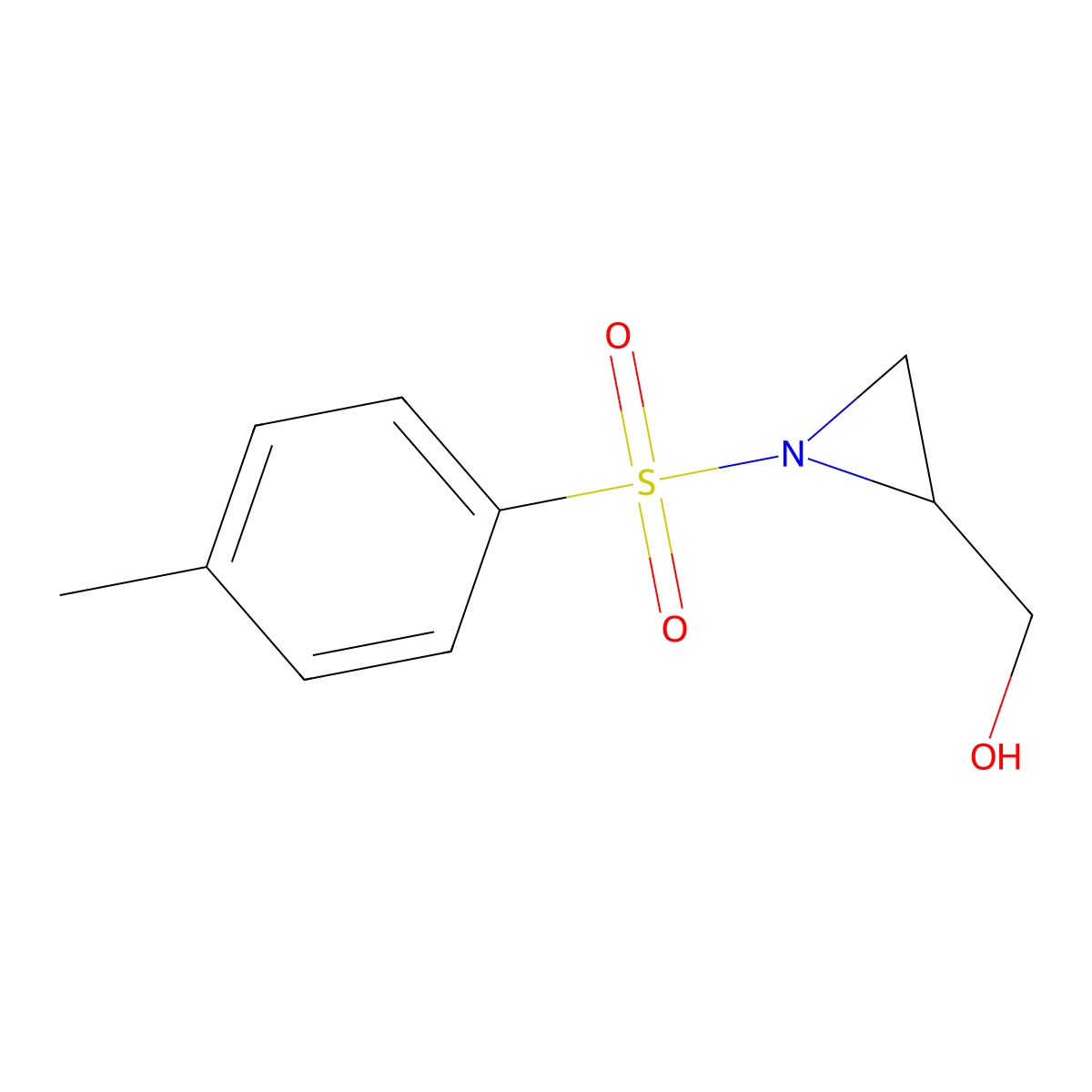 (S)-(1-tosylaziridin-2-yl)methanol molecular structure, CAS 167029-54-1