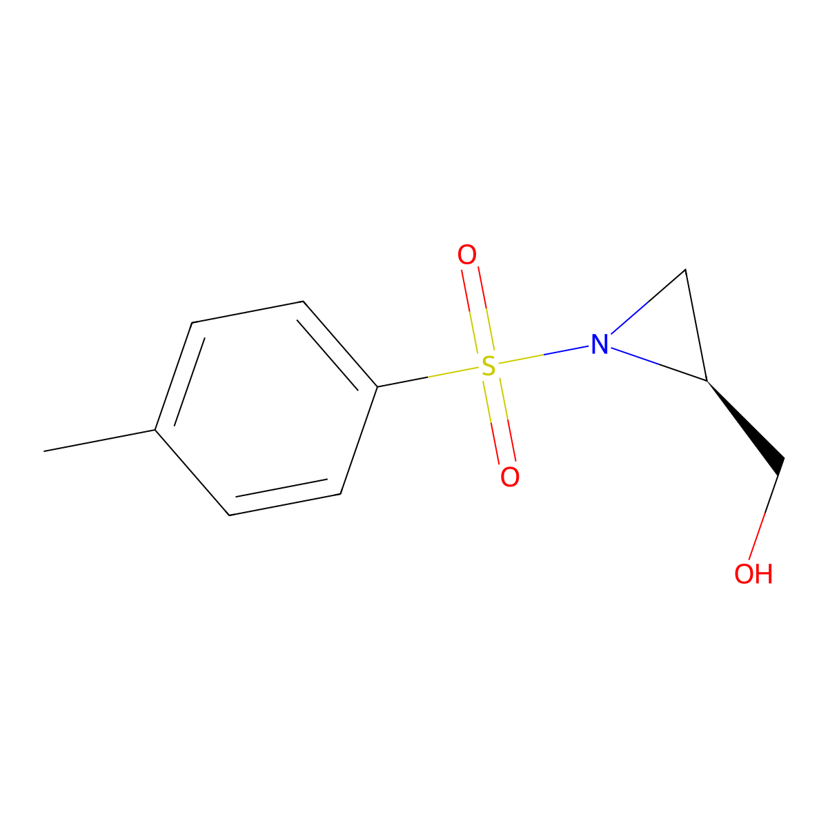 (S)-(1-tosylaziridin-2-yl)methanol molecular structure, CAS 167029-54-1
