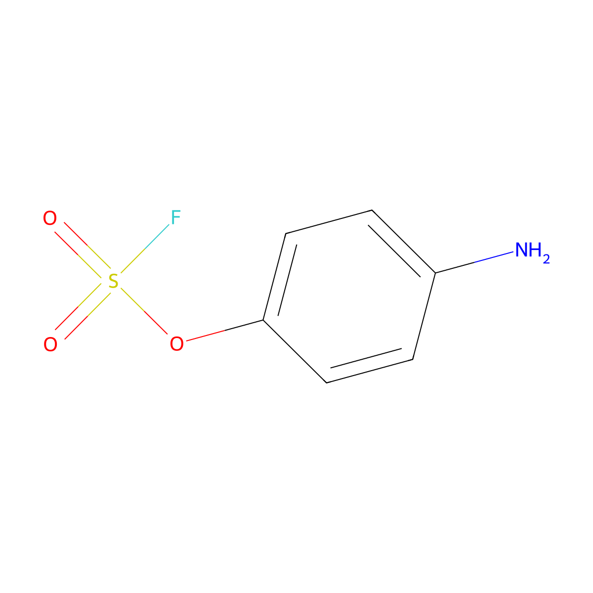 4-Aminophenyl fluoranesulfonate molecular structure, CAS 16704-38-4