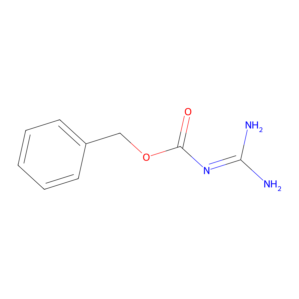 N-Cbz-guanidine molecular structure, CAS 16706-54-0