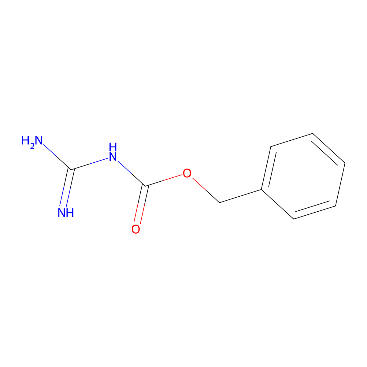 N-Cbz-guanidine molecular structure, CAS 16706-54-0