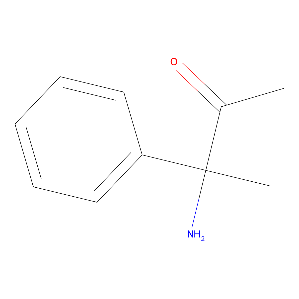 3-Amino-3-phenylbutan-2-one molecular structure, CAS 16707-52-1