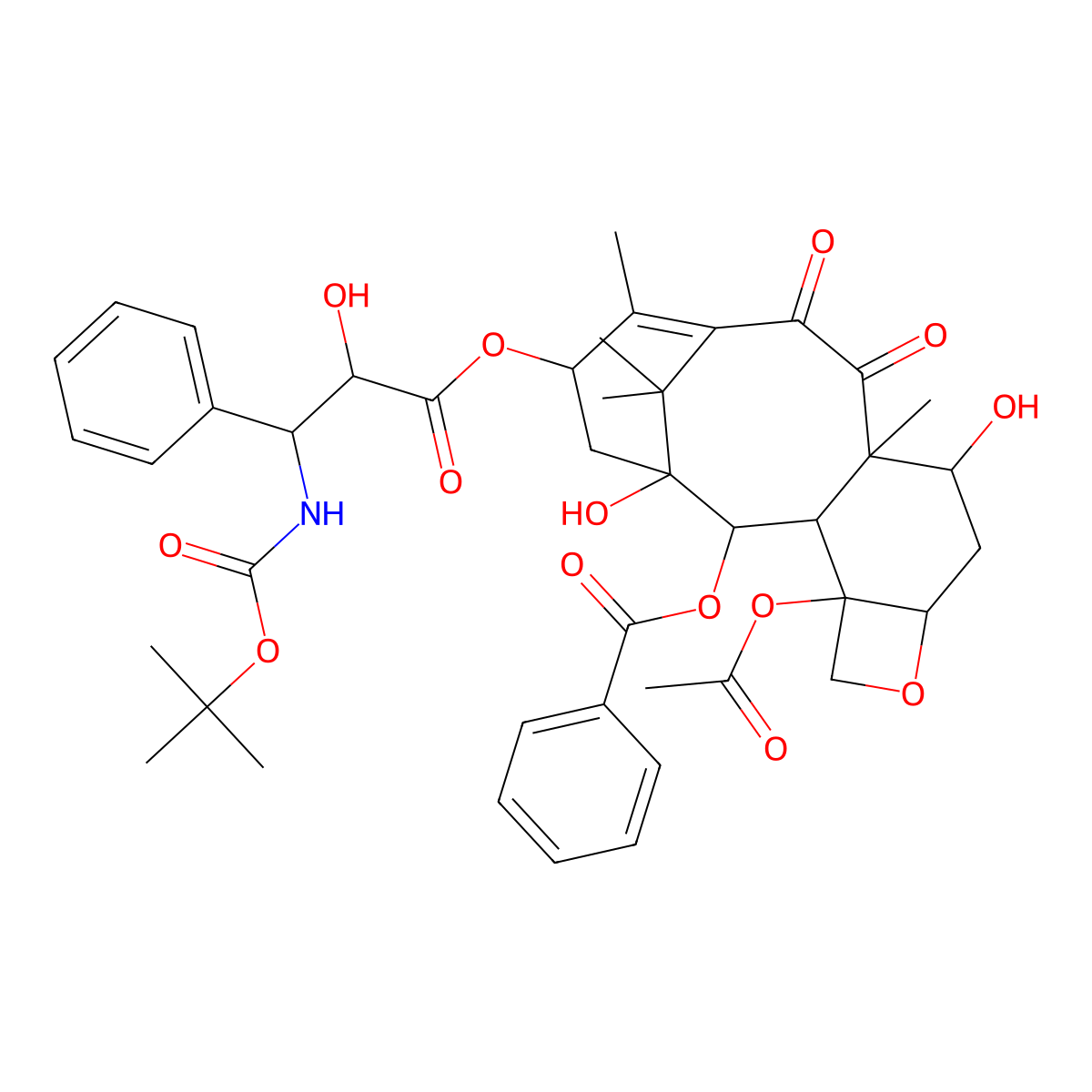 6-Oxodocetaxel molecular structure, CAS 167074-97-7