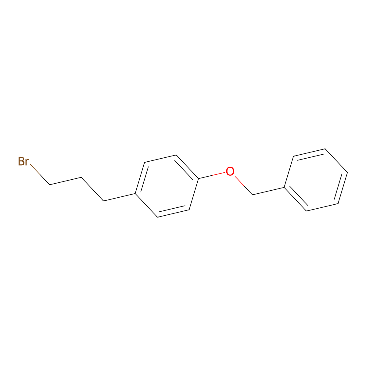 1-(Benzyloxy)-4-(3-bromopropyl)benzene molecular structure, CAS 167091-73-8
