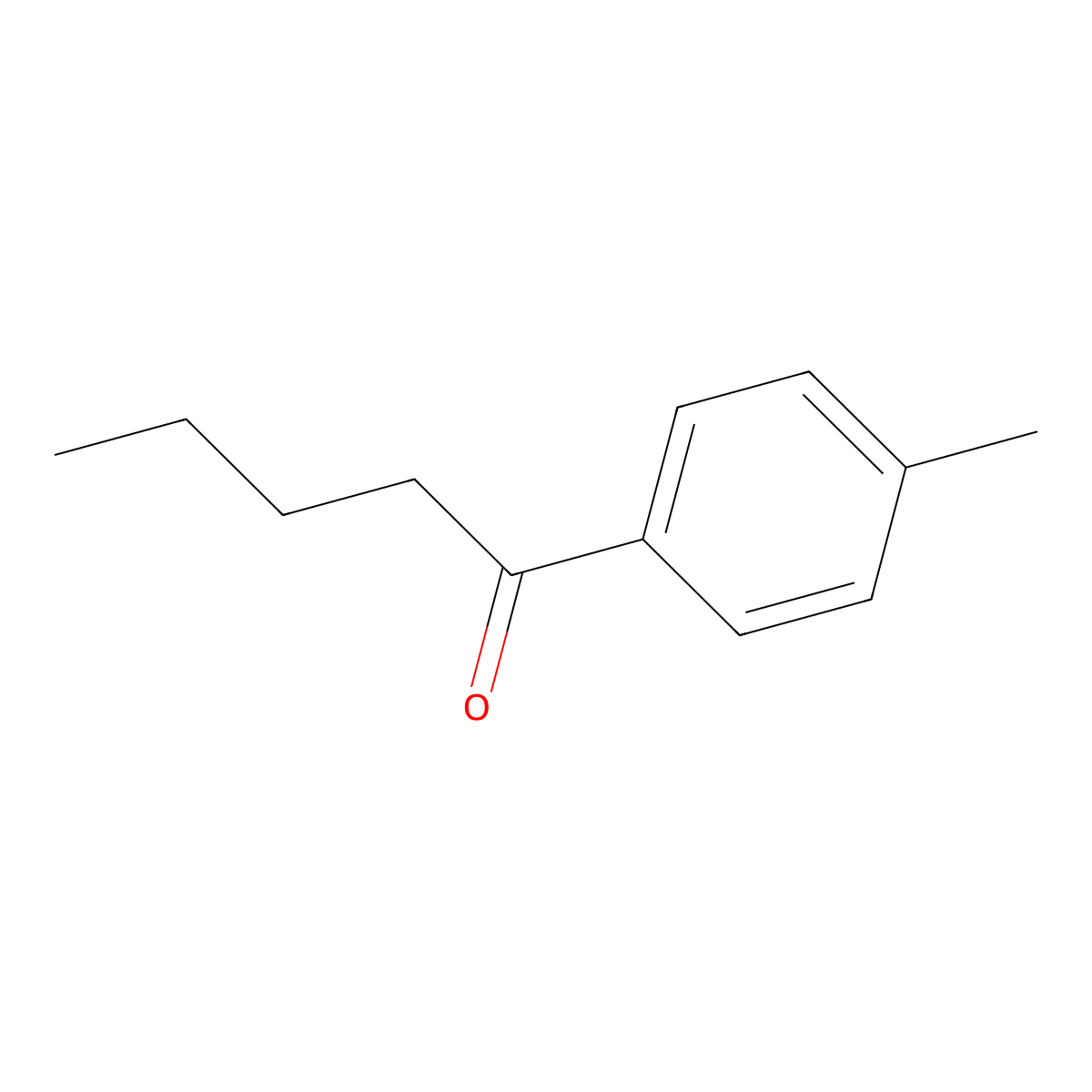 4'-Methylvalerophenone molecular structure, CAS 1671-77-8