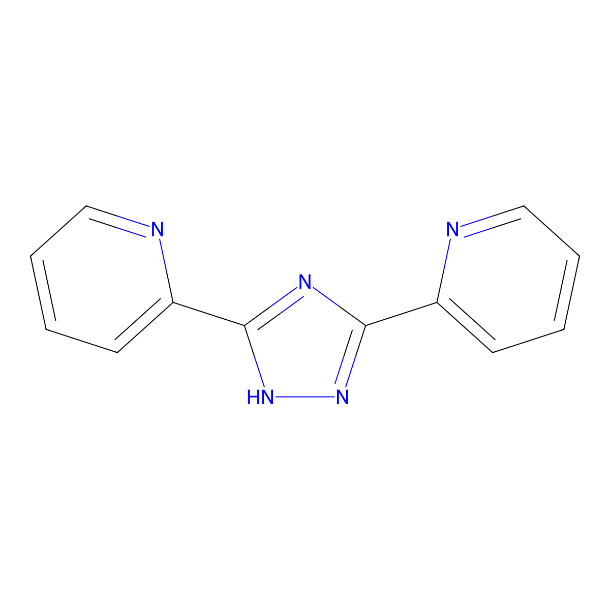2-(3-(2-Pyridinyl)-1H-1,2,4-triazol-5-yl)pyridine molecular structure, CAS 1671-85-8