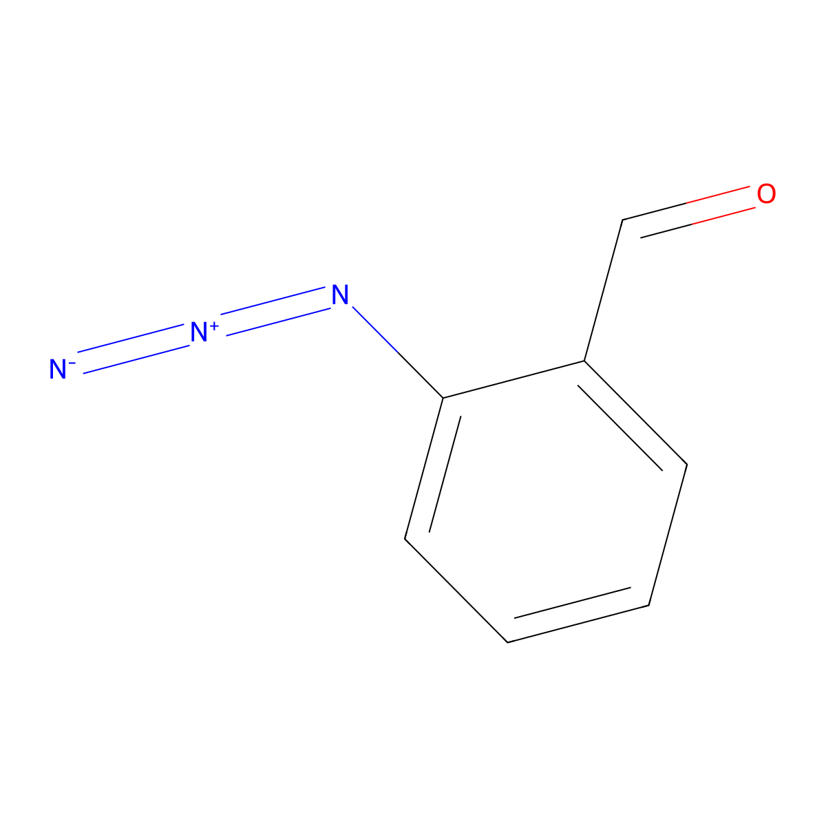2-Azidobenzaldehyde molecular structure, CAS 16714-25-3