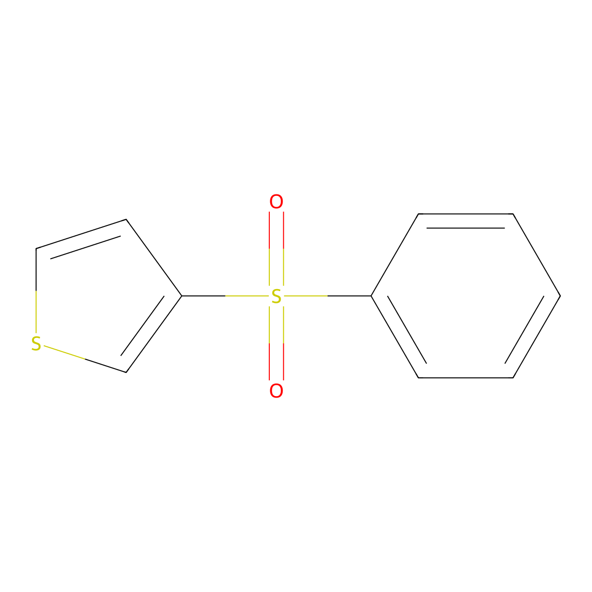 3-(Phenylsulfonyl)thiophene molecular structure, CAS 16718-05-1