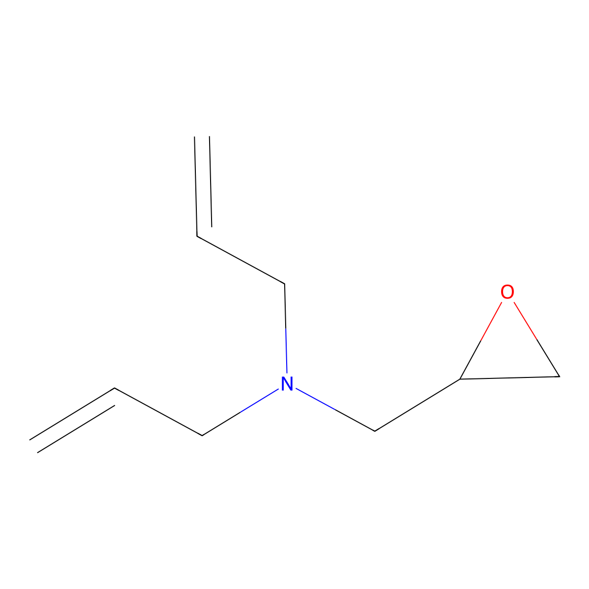[(Oxiran-2-yl)methyl]bis(prop-2-en-1-yl)amine molecular structure, CAS 16719-00-9