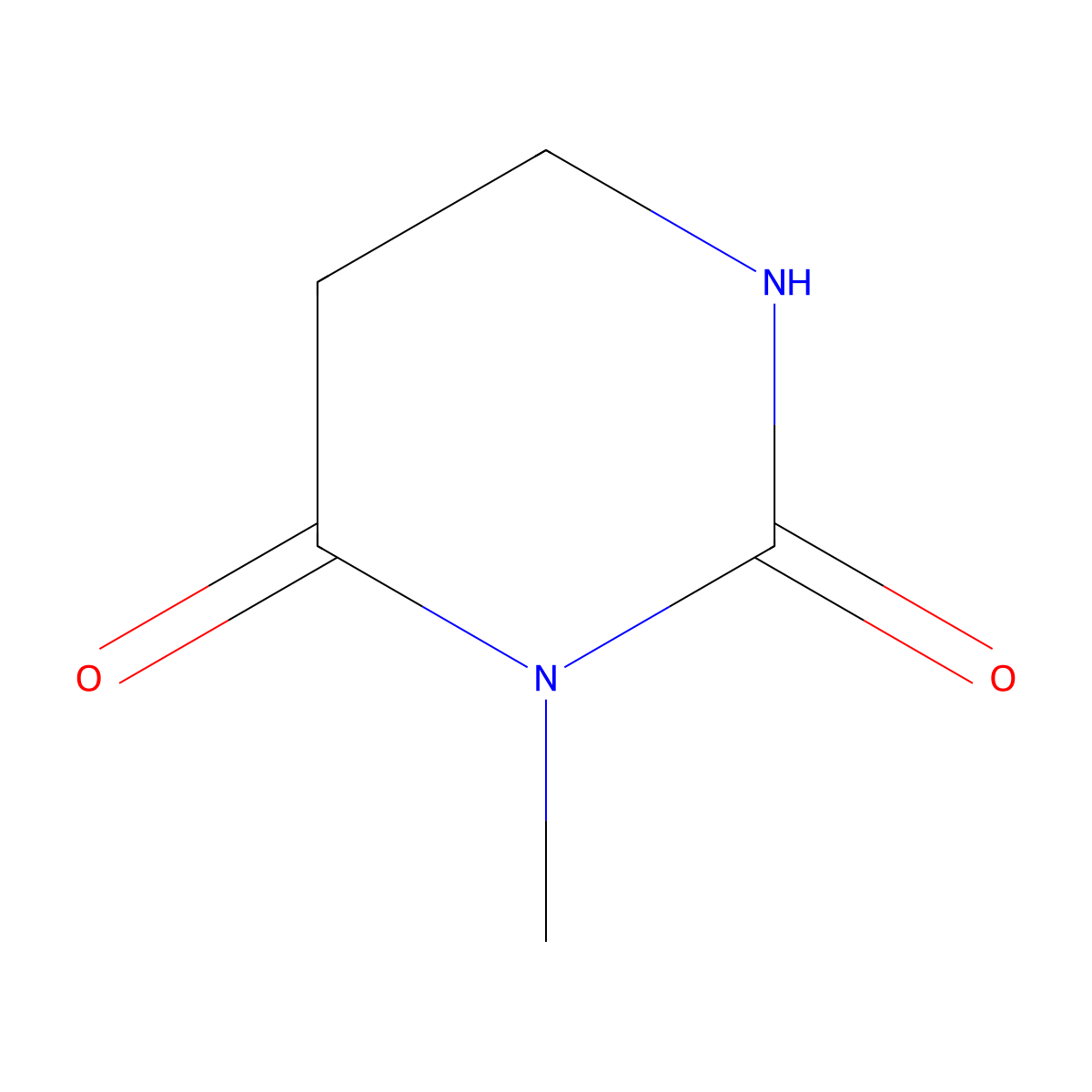 3-Methyldihydropyrimidine-2,4(1h,3h)-dione molecular structure, CAS 1672-04-4
