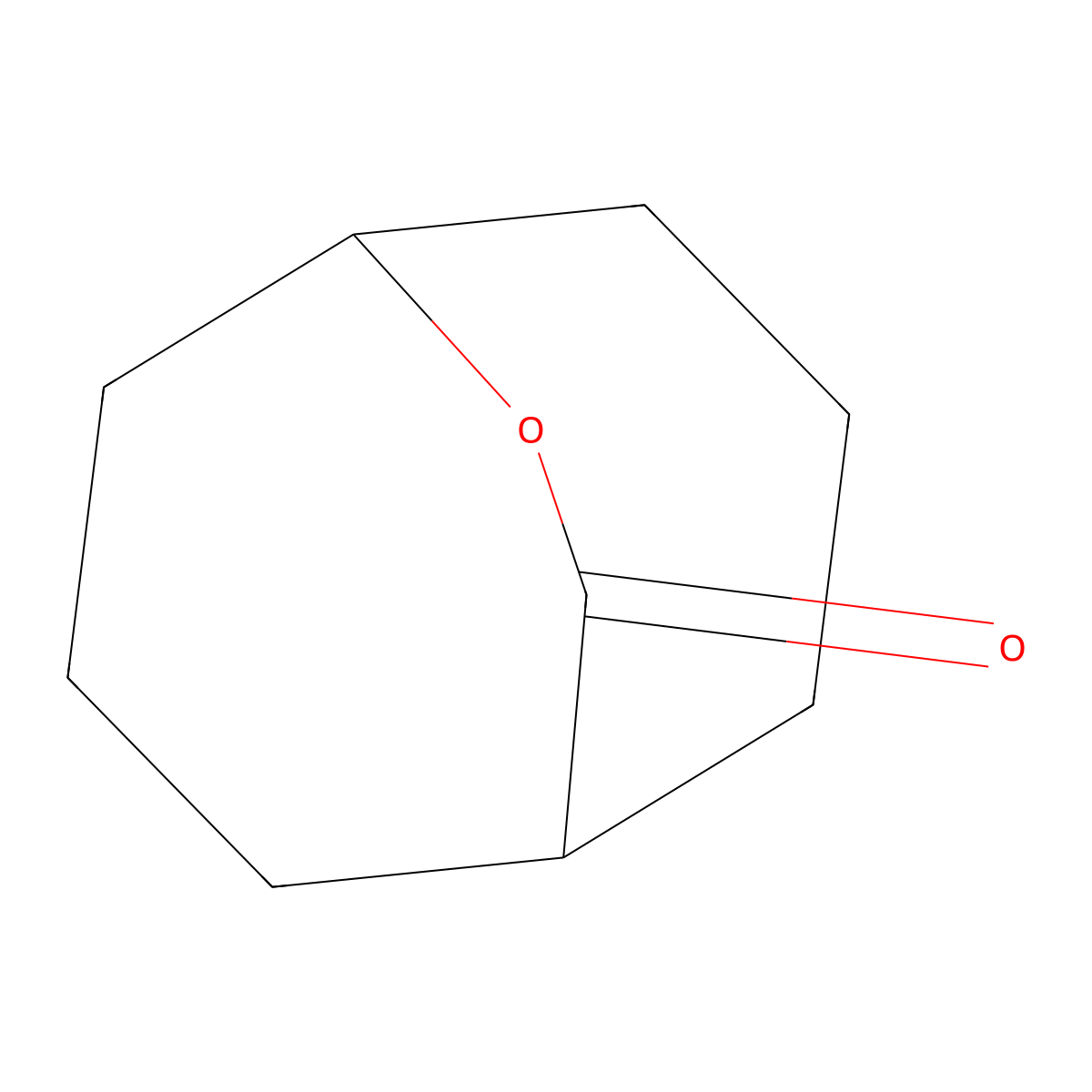9-Oxabicyclo[3.3.2]decan-10-one molecular structure, CAS 16721-12-3