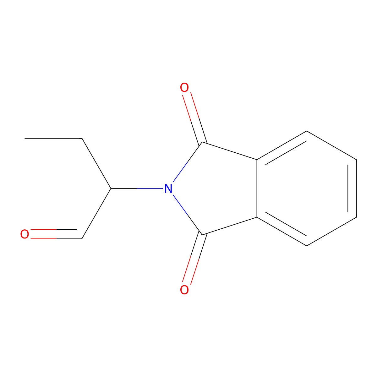 2-(1,3-dioxo-2,3-dihydro-1H-isoindol-2-yl)butanal molecular structure, CAS 16723-02-7