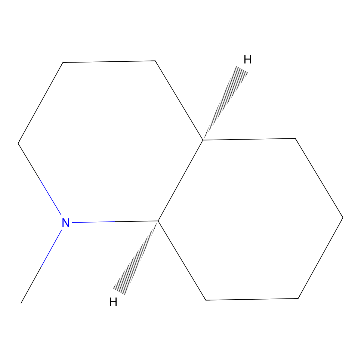 cis-Decahydro-1-methylquinoline molecular structure, CAS 16726-25-3