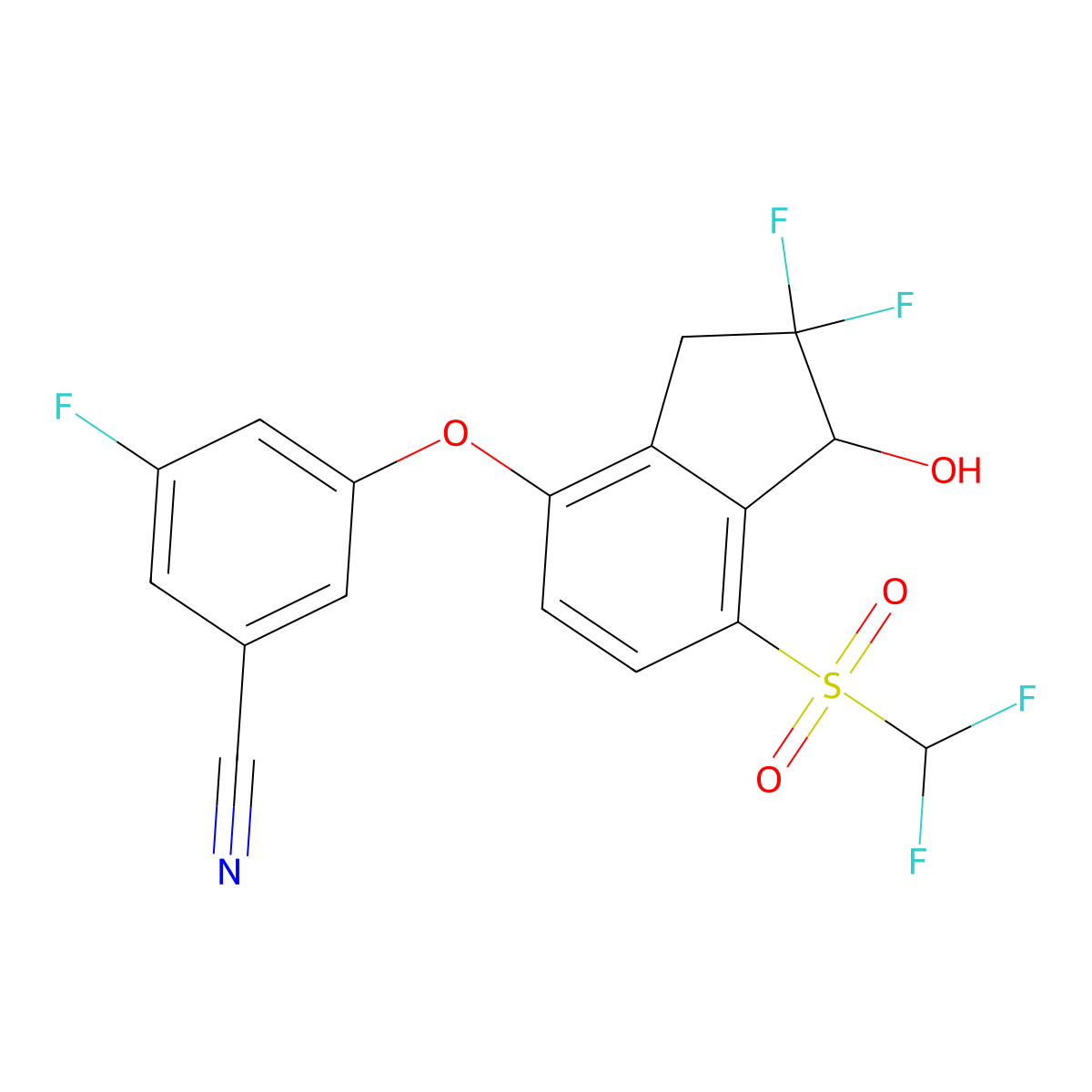 PT2399 molecular structure, CAS 1672662-14-4