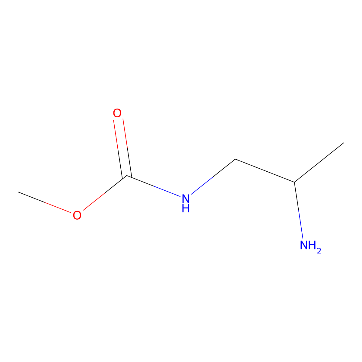 methyl N-[(2S)-2-aminopropyl]carbamate molecular structure, CAS 1672679-77-4