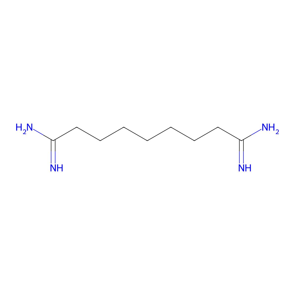 Nonanediimidamide molecular structure, CAS 167276-68-8