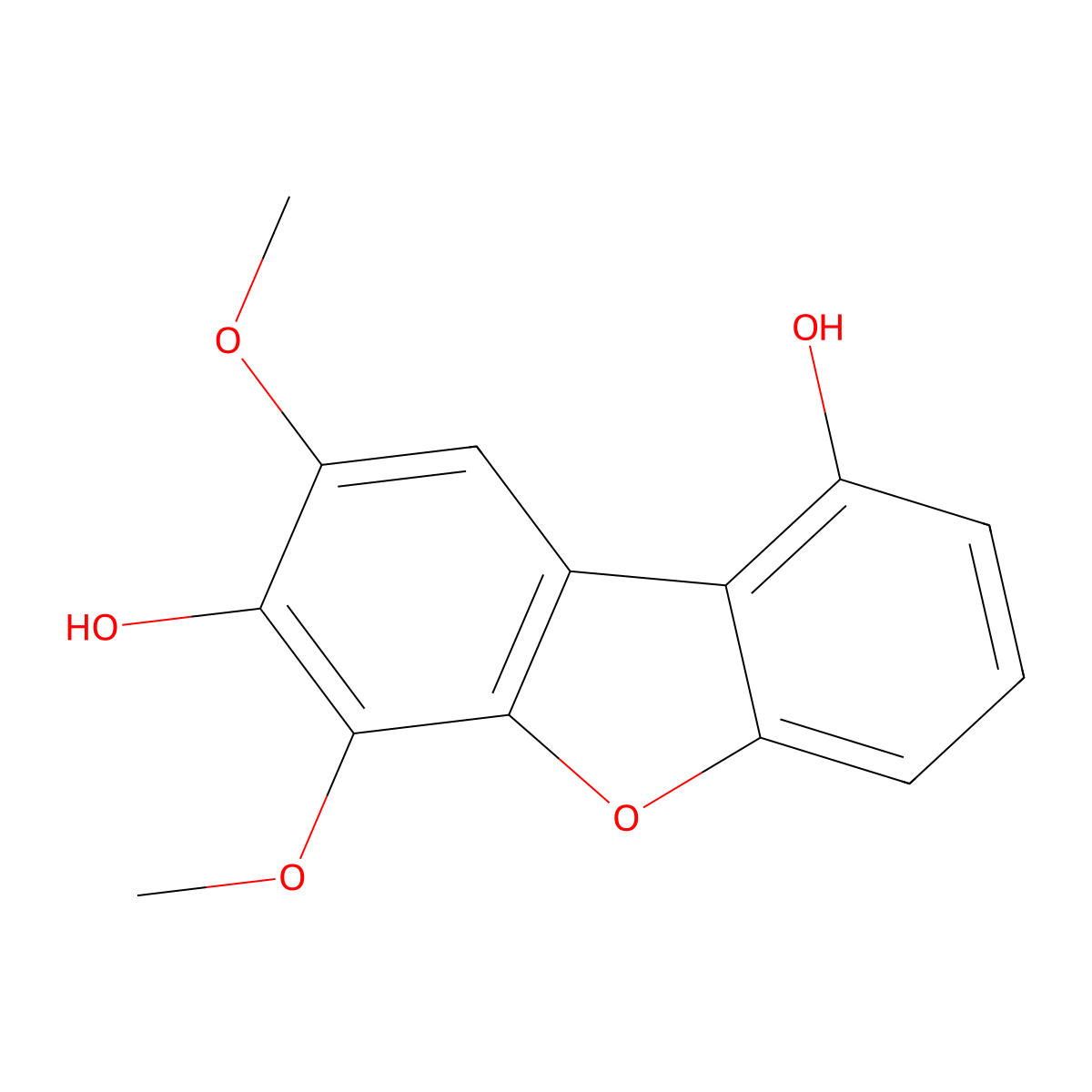 9-Hydroxyeriobofuran molecular structure, CAS 167278-41-3