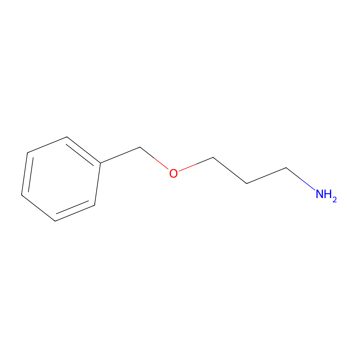 3-(Benzyloxy)propan-1-amine molecular structure, CAS 16728-64-6