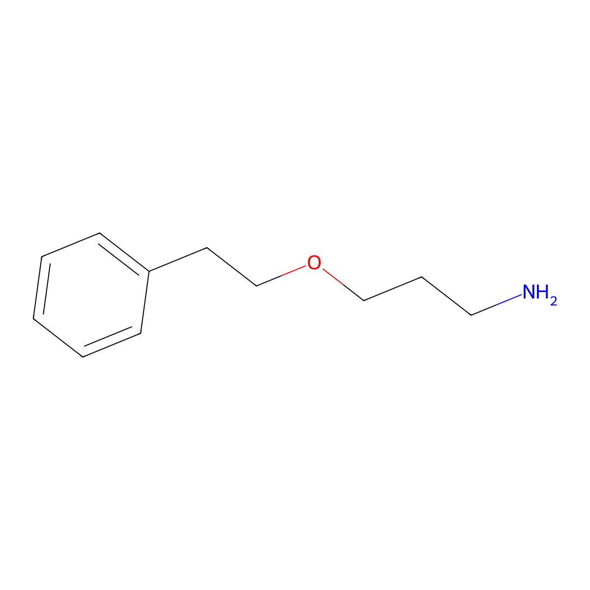 3-(2-Phenylethoxy)propan-1-amine molecular structure, CAS 16728-65-7