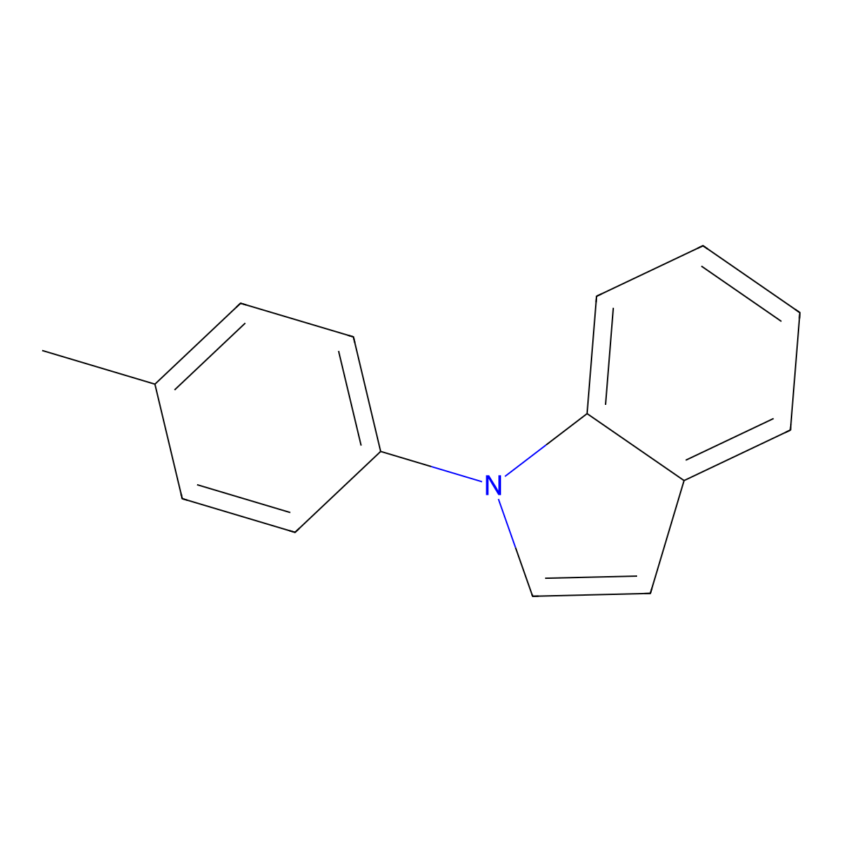 N-(4-methylphenyl)indole molecular structure, CAS 167283-32-1