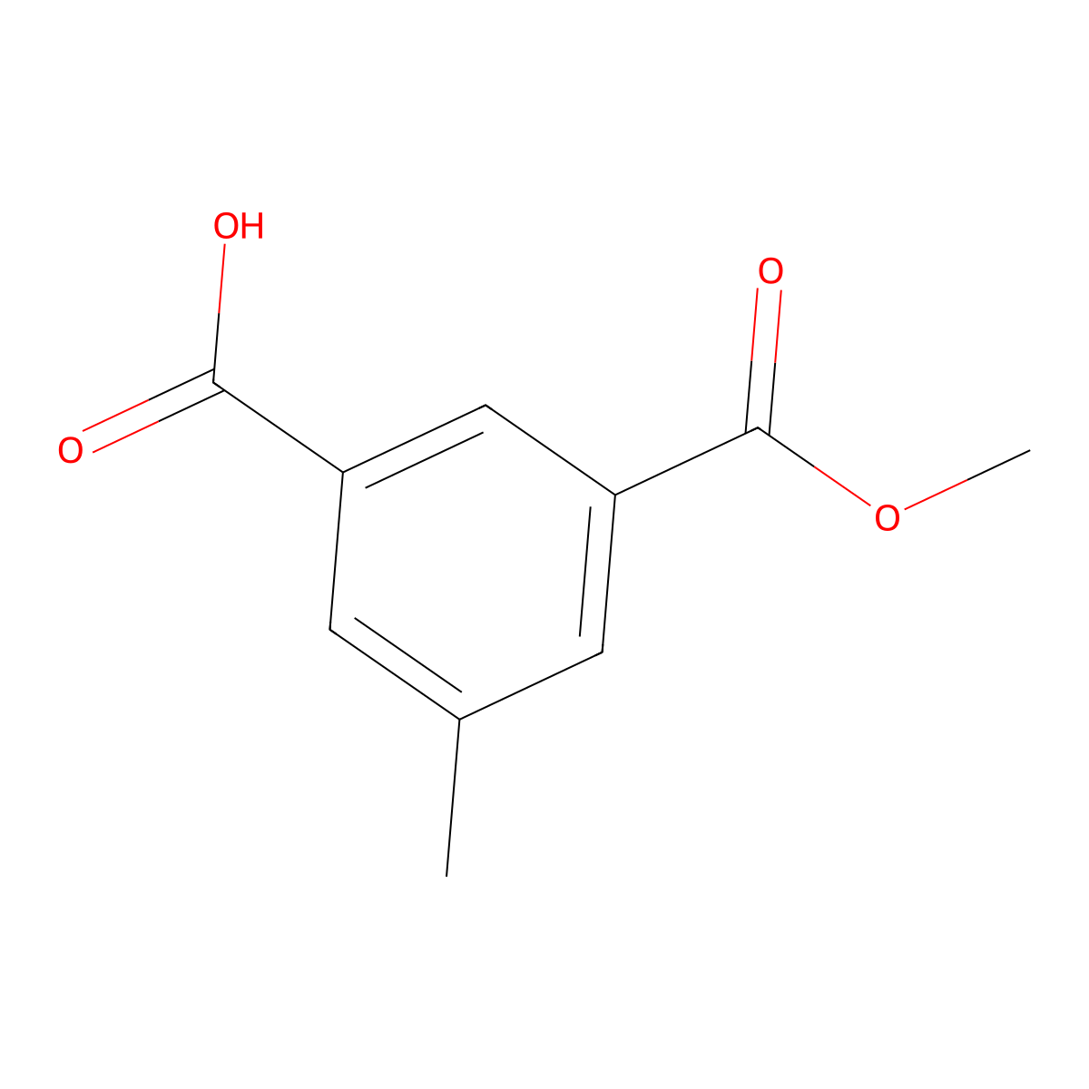 3-(Methoxycarbonyl)-5-methylbenzoic acid molecular structure, CAS 167299-68-5