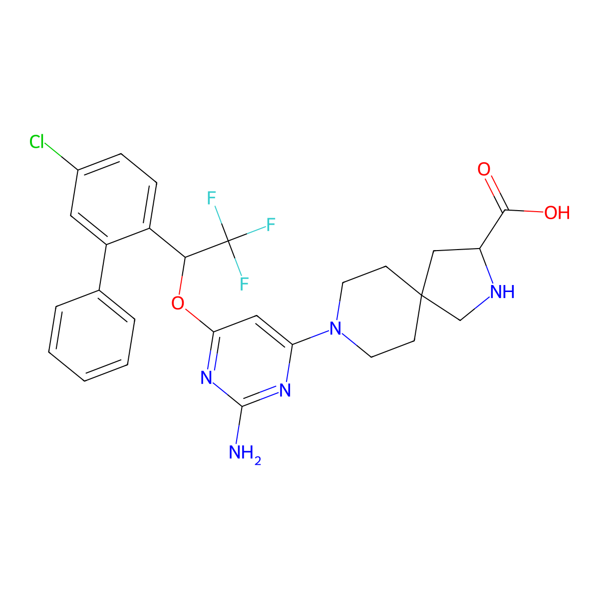 Rodatristat molecular structure, CAS 1673568-73-4