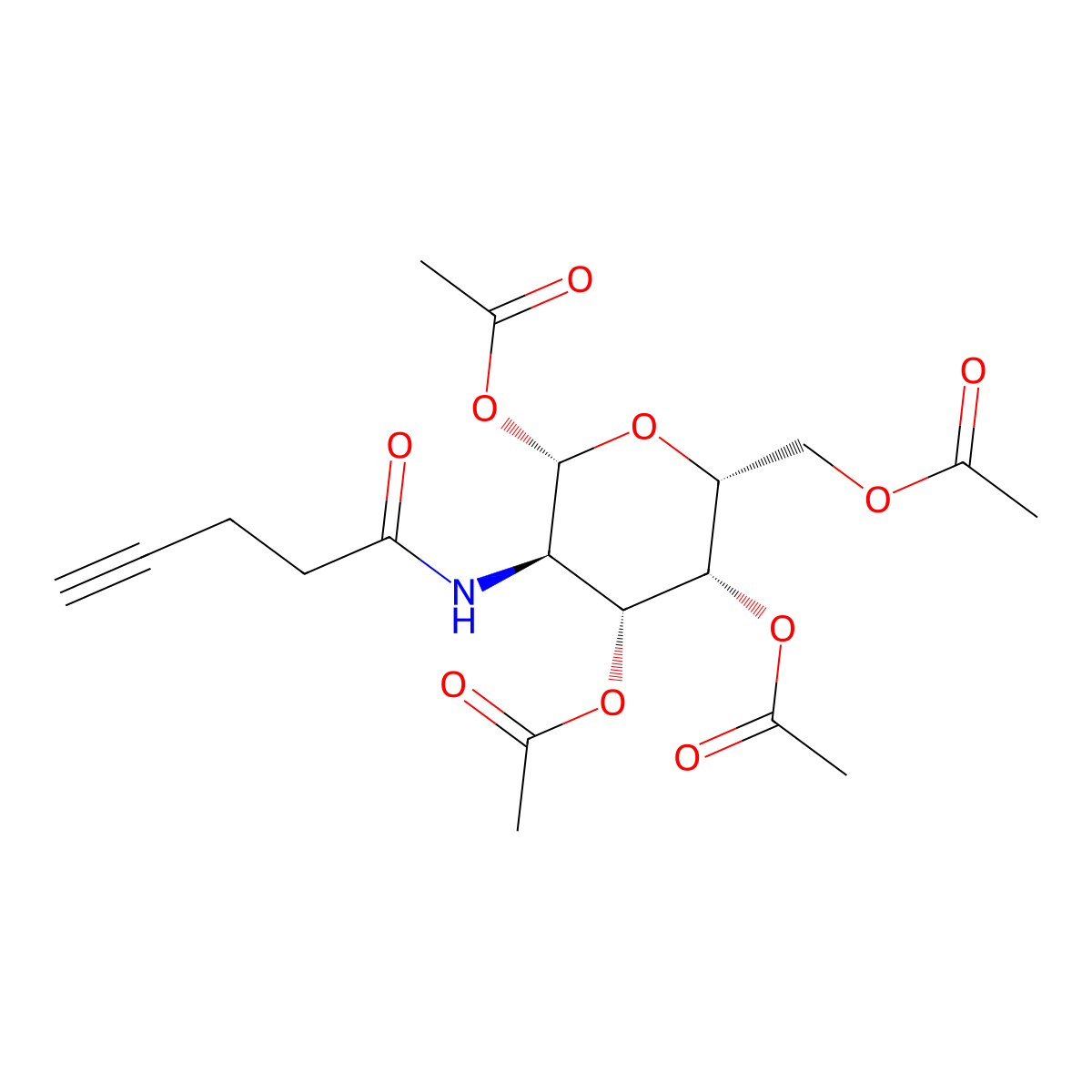 Ac4GalNAl molecular structure, CAS 1673590-09-4