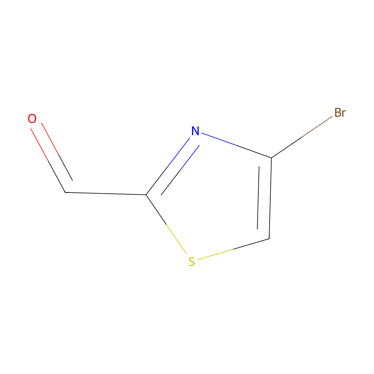 4-Bromothiazole-2-carboxaldehyde molecular structure, CAS 167366-05-4