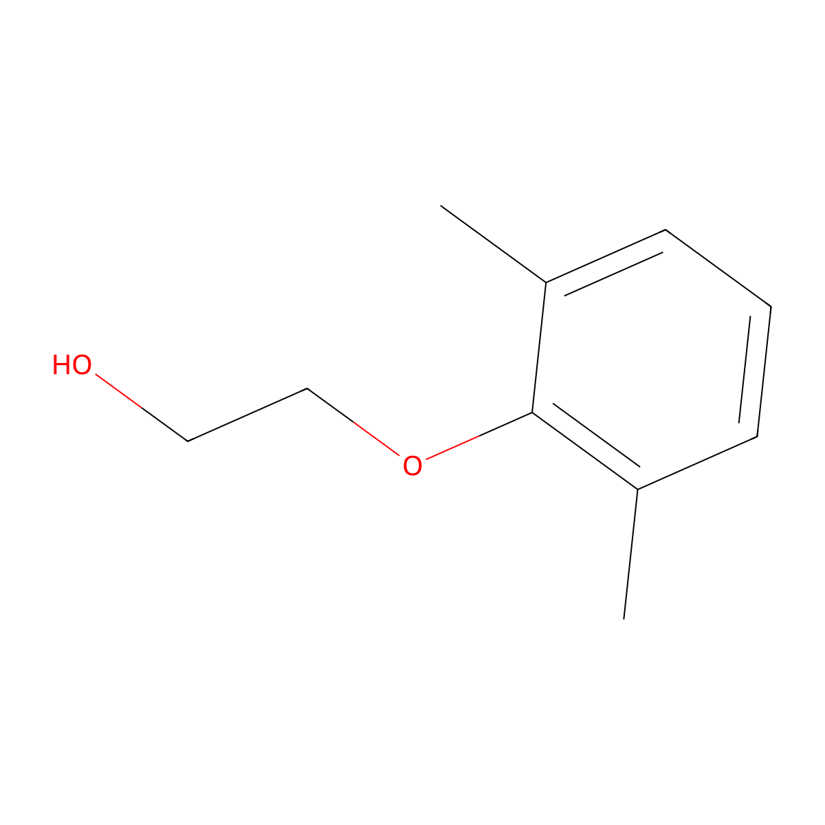 2-(2,6-Dimethylphenoxy)ethan-1-ol molecular structure, CAS 16737-71-6