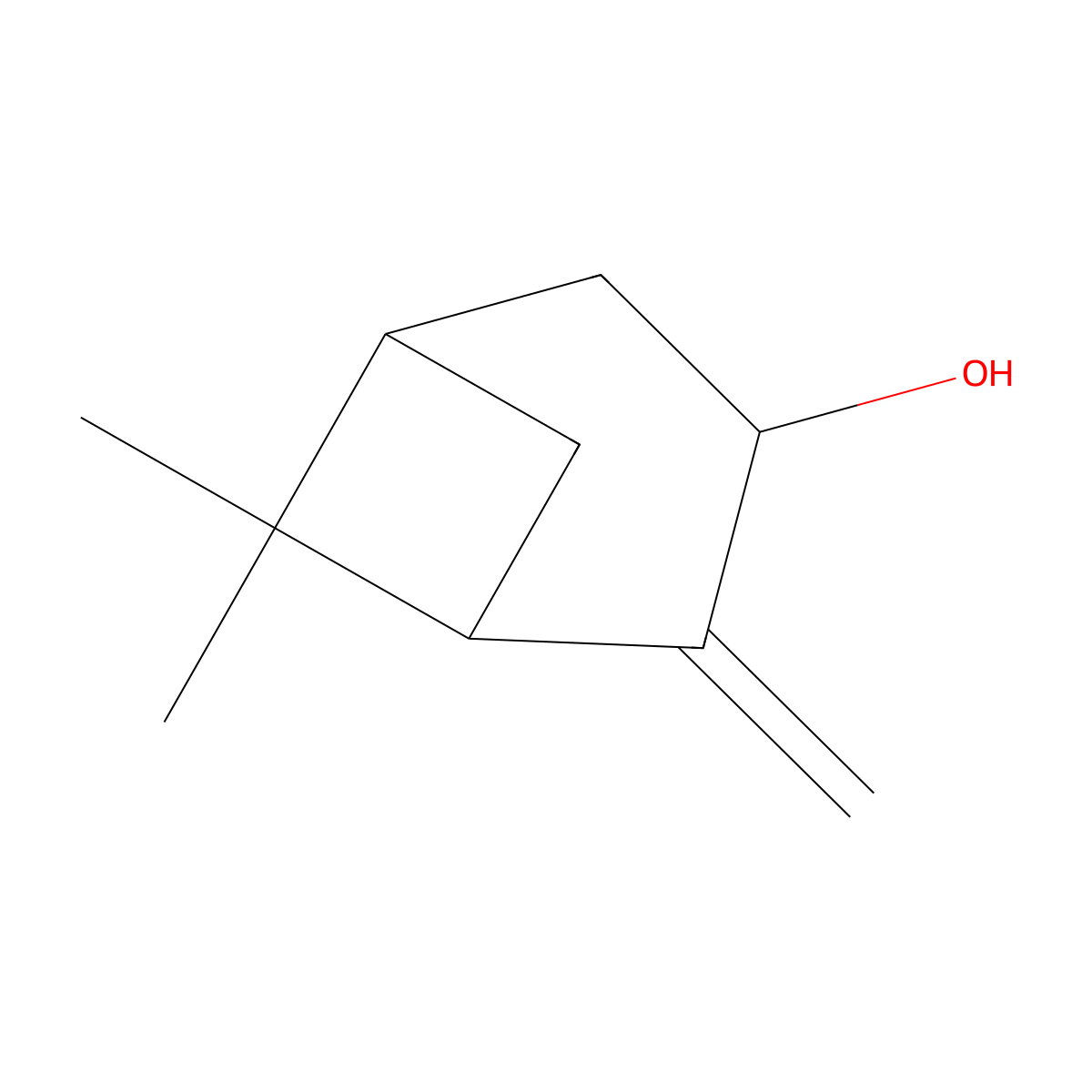 trans-Pinocarveol molecular structure, CAS 1674-08-4