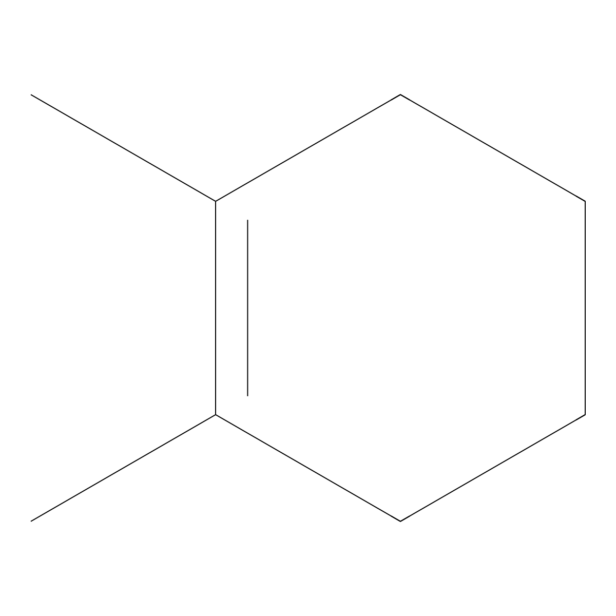 1,2-Dimethylcyclohexene molecular structure, CAS 1674-10-8