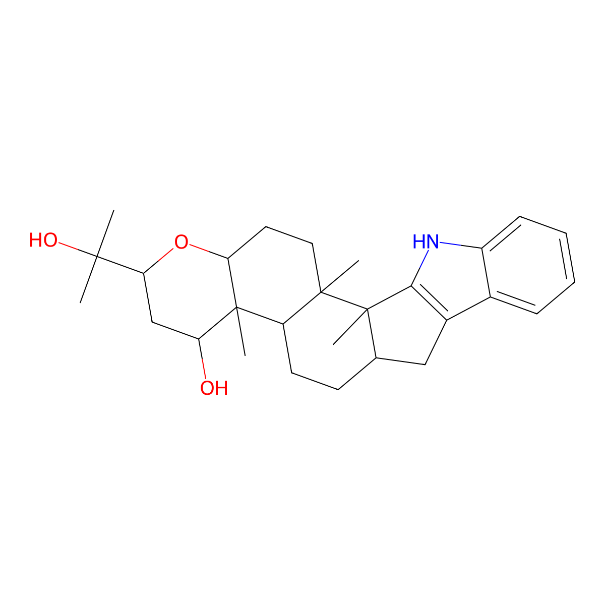 Terpendole E molecular structure, CAS 167427-23-8