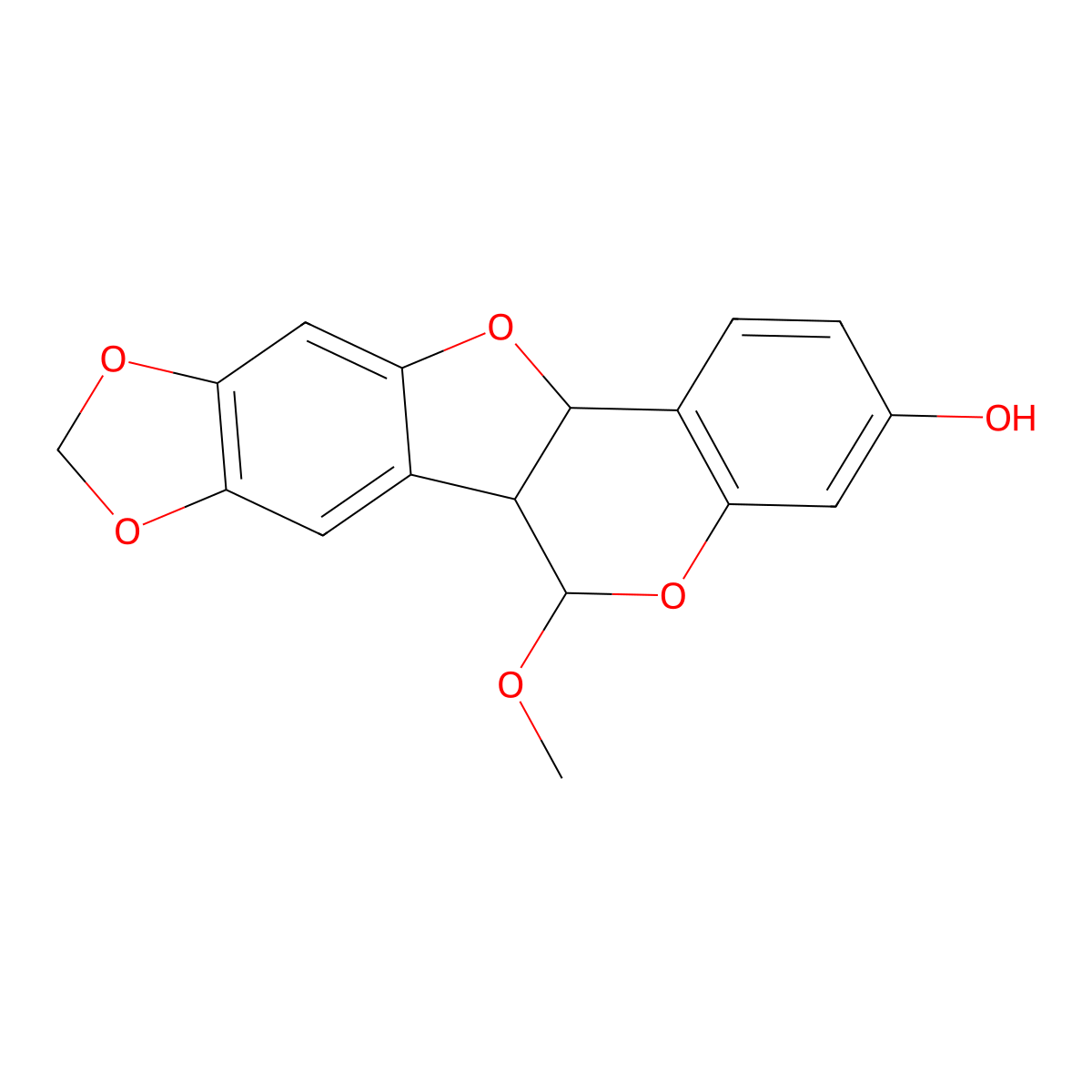 Sophoracarpan B molecular structure, CAS 1674359-84-2