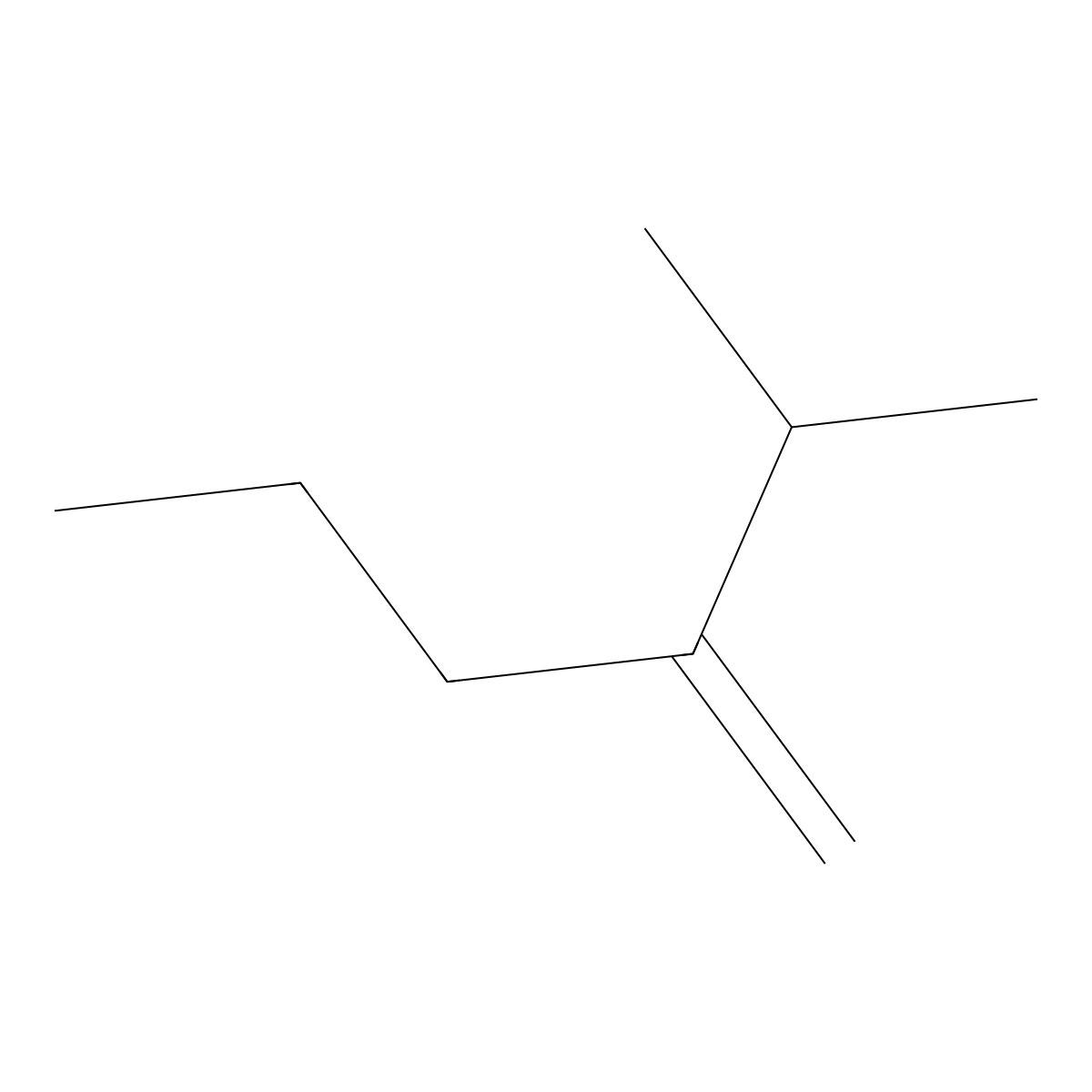 2-Methyl-3-methylenehexane molecular structure, CAS 16746-02-4