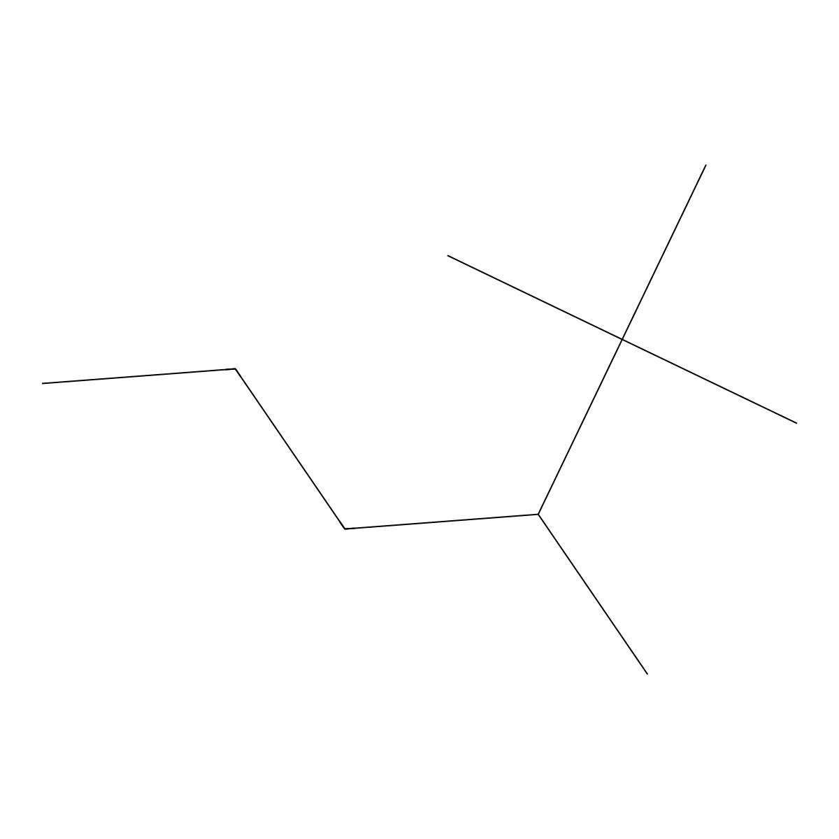 2,2,3-Trimethylhexane molecular structure, CAS 16747-25-4