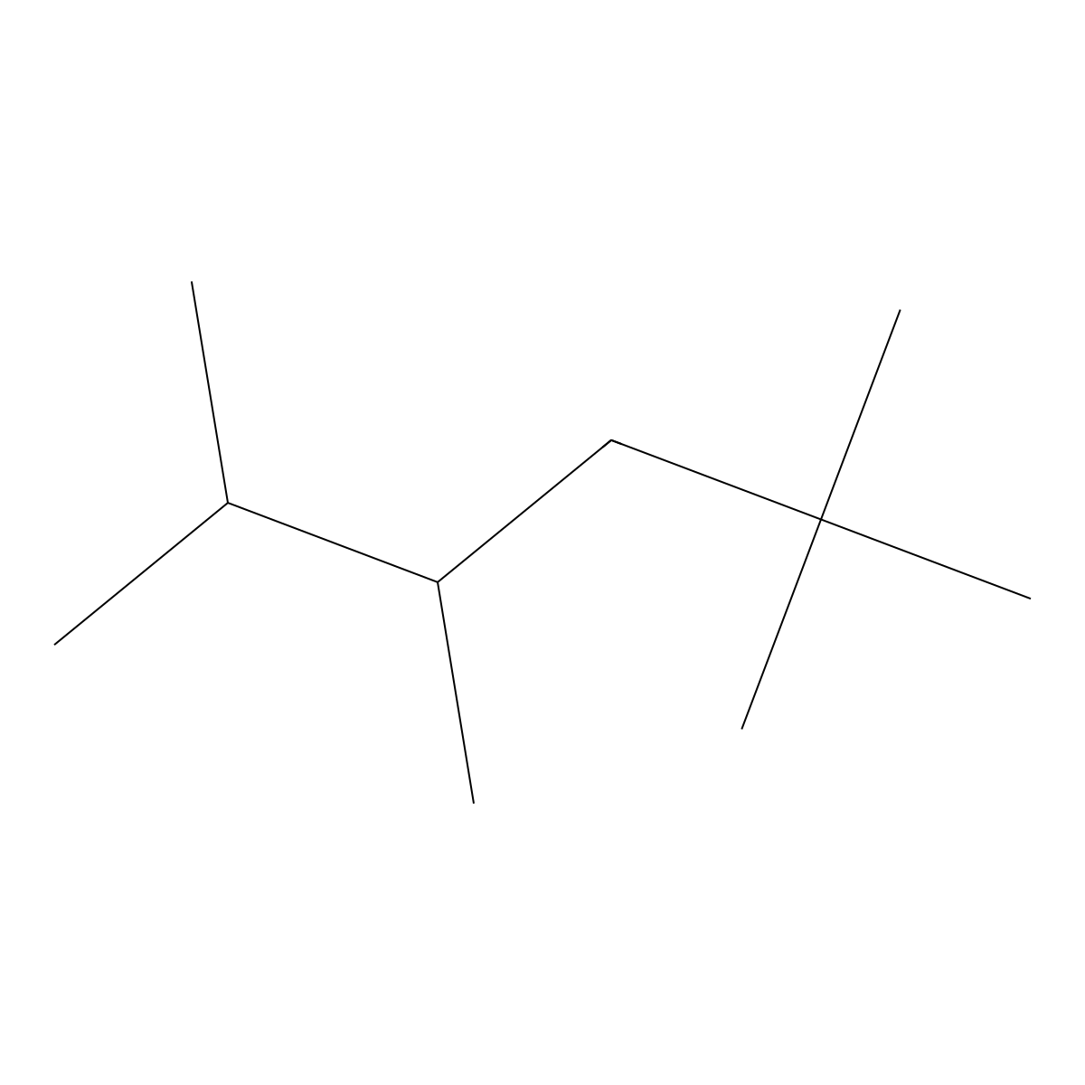 2,2,4,5-Tetramethylhexane molecular structure, CAS 16747-42-5