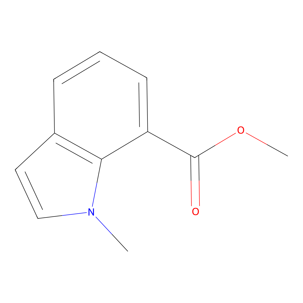 methyl 1-methyl-1H-indole-7-carboxylate molecular structure, CAS 167479-21-2