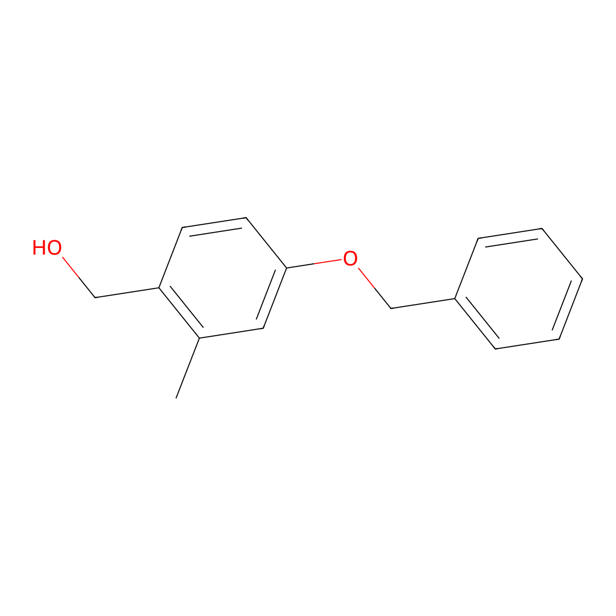 (4-(Benzyloxy)-2-methylphenyl)methanol molecular structure, CAS 167479-46-1