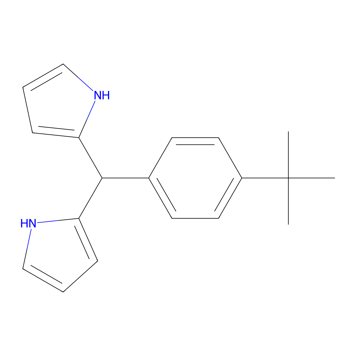 5-(4-tert-Butylphenyl)dipyrromethane molecular structure, CAS 167482-98-6