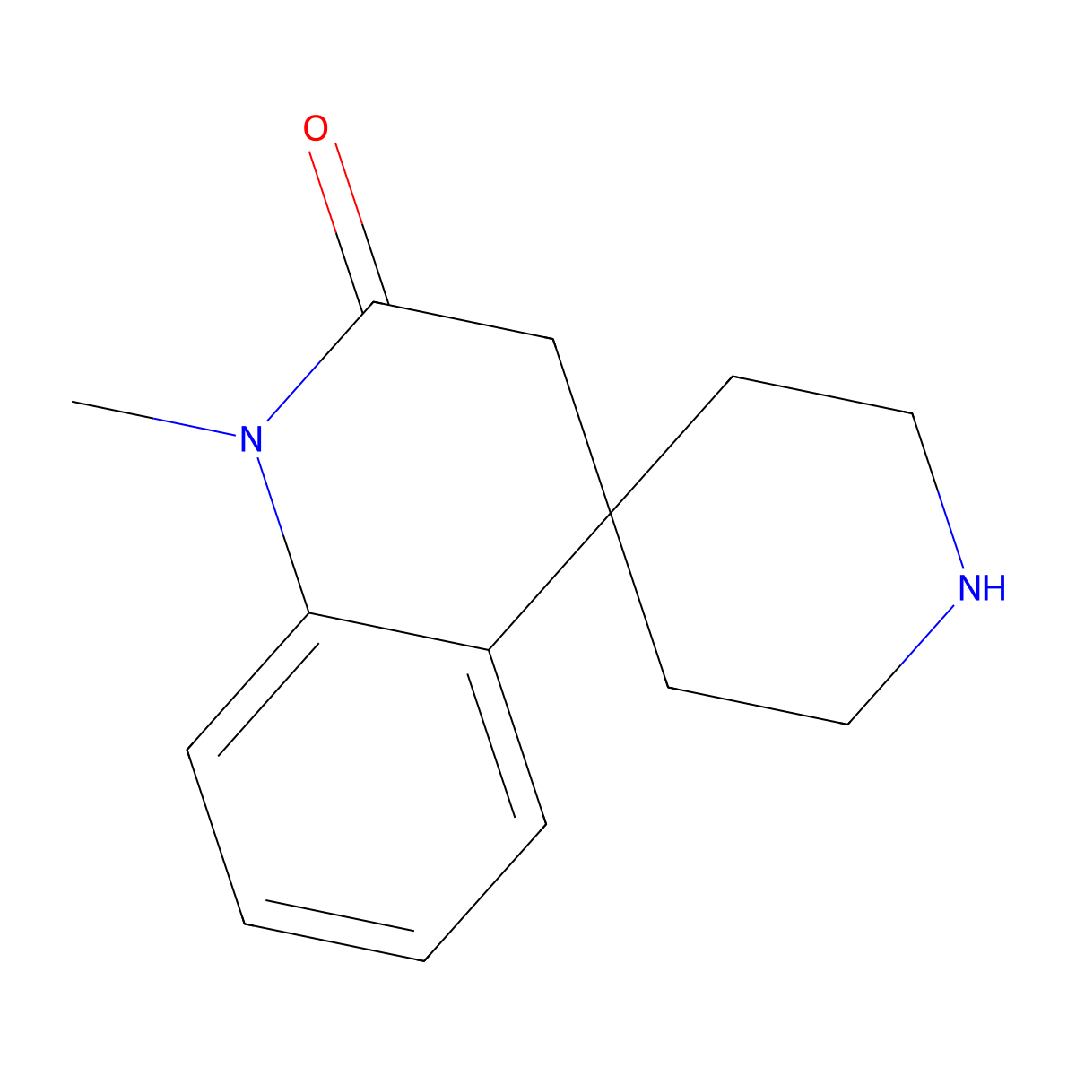 1'-Methyl-1'H-spiro[piperidine-4,4'-quinolin]-2'(3'H)-one molecular structure, CAS 167484-43-7