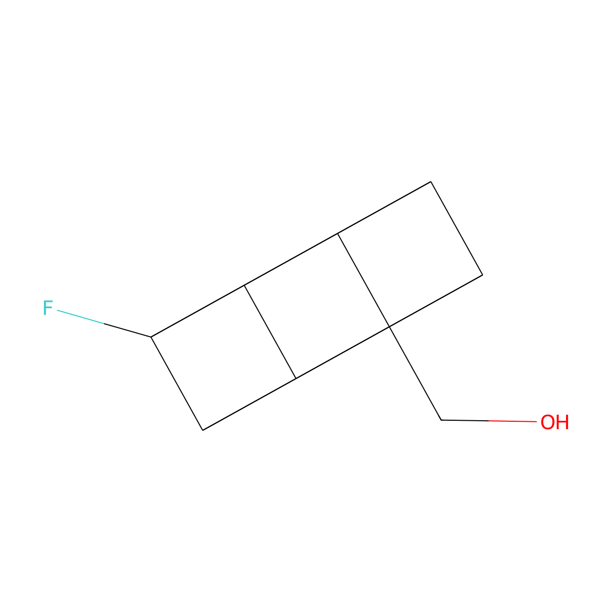 (4-Fluorocuban-1-yl)methanol molecular structure, CAS 167496-73-3