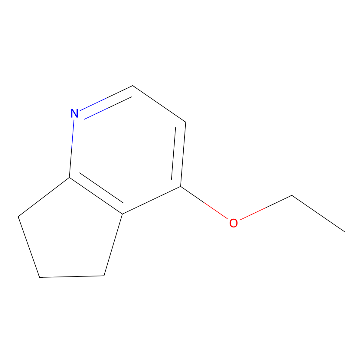 4-Ethoxy-6,7-dihydro-5H-cyclopenta[b]pyridine molecular structure, CAS 1675216-76-8