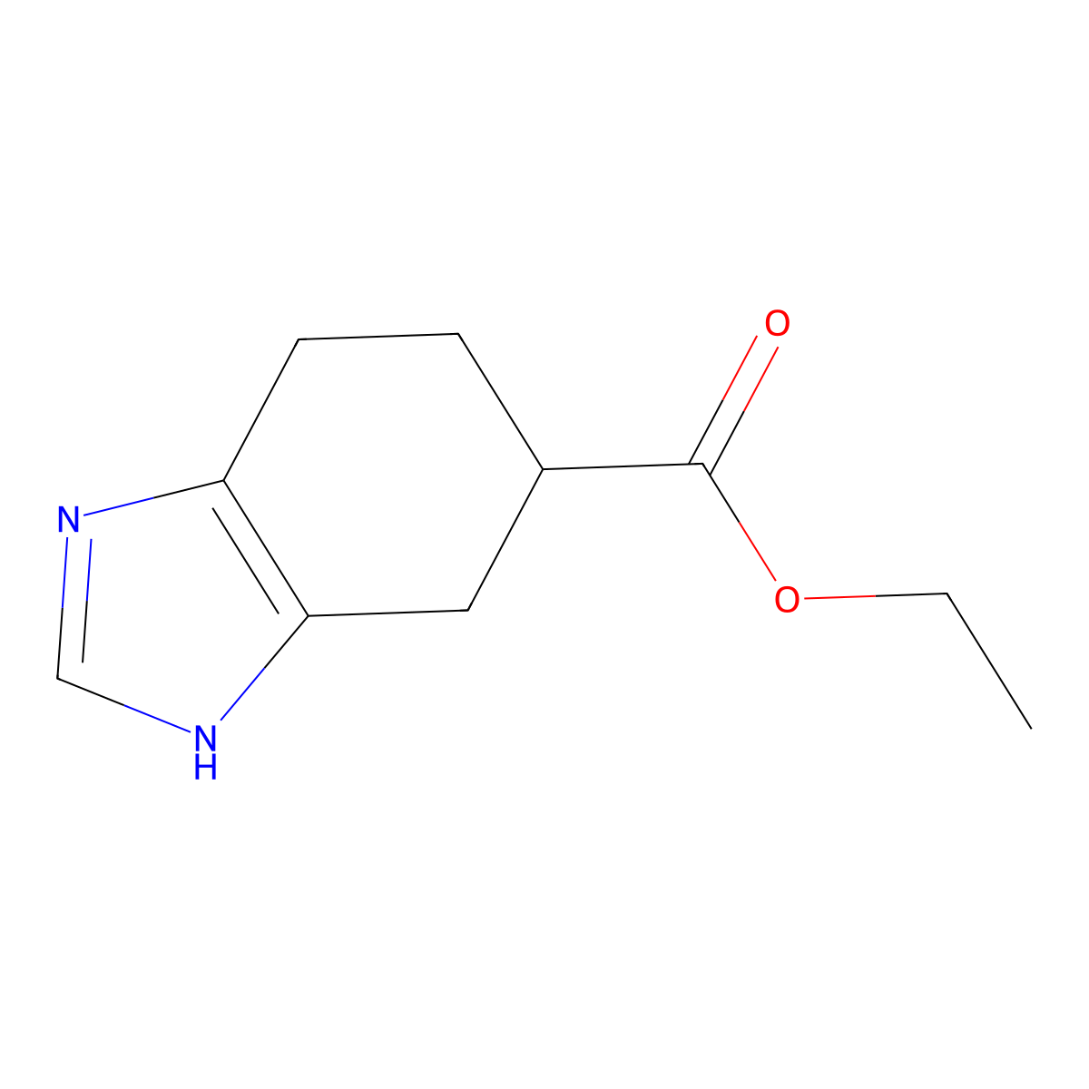 Ethyl 4,5,6,7-tetrahydro-1H-benzo[d]imidazole-6-carboxylate molecular structure, CAS 167545-91-7