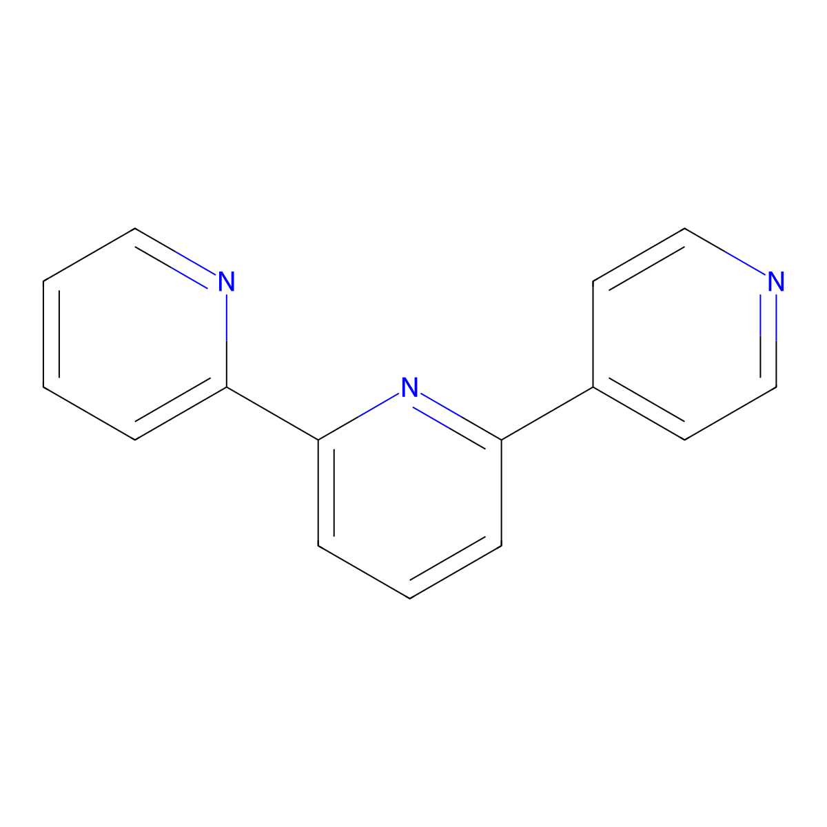 2,2':6',4''-Terpyridine molecular structure, CAS 167555-18-2