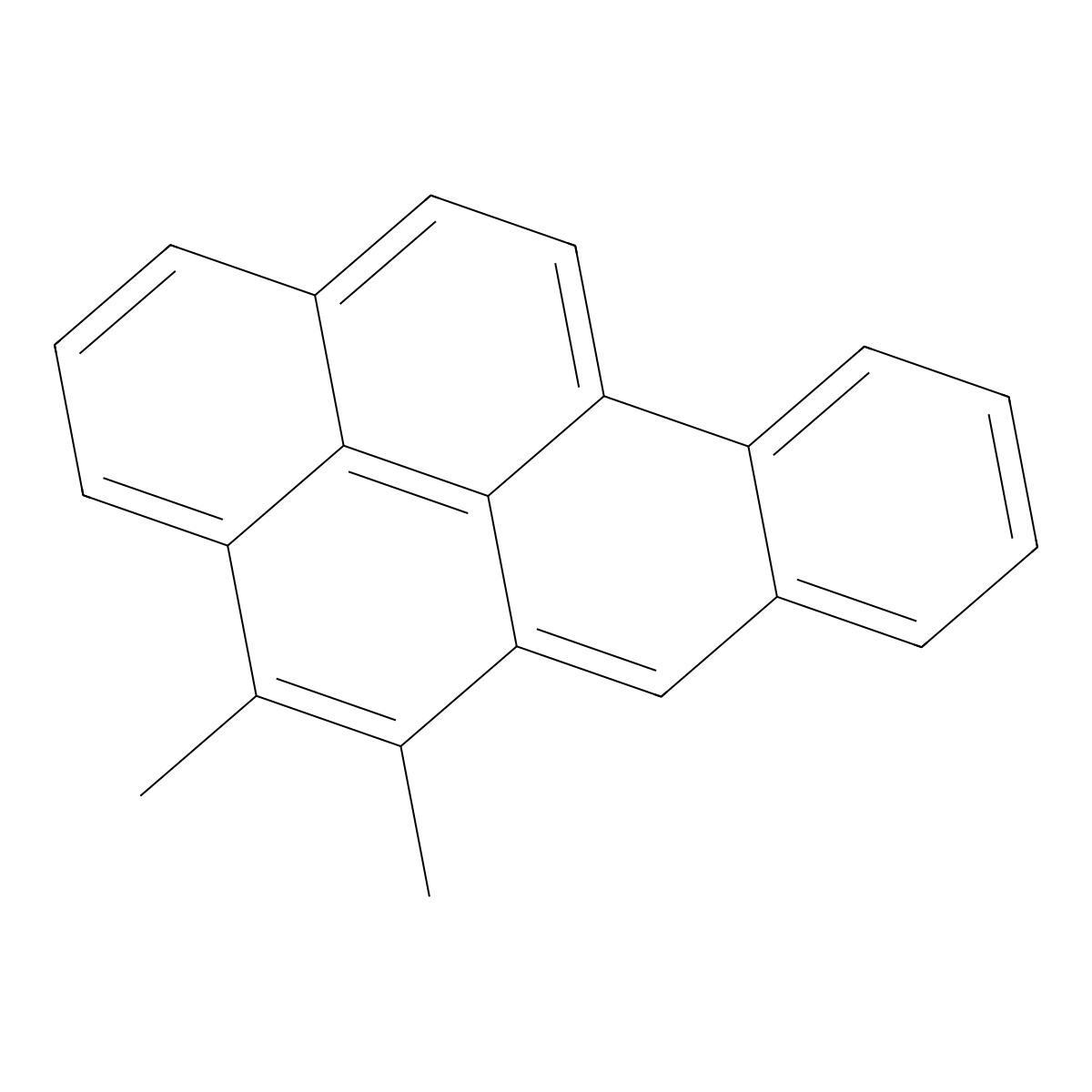 Benzo(a)pyrene, 4,5-dimethyl- molecular structure, CAS 16757-89-4