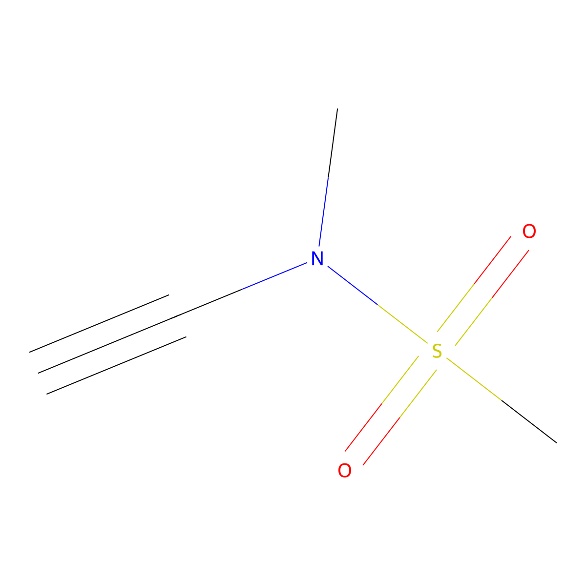 N-ethynyl-N-methylmethanesulfonamide molecular structure, CAS 1675790-91-6