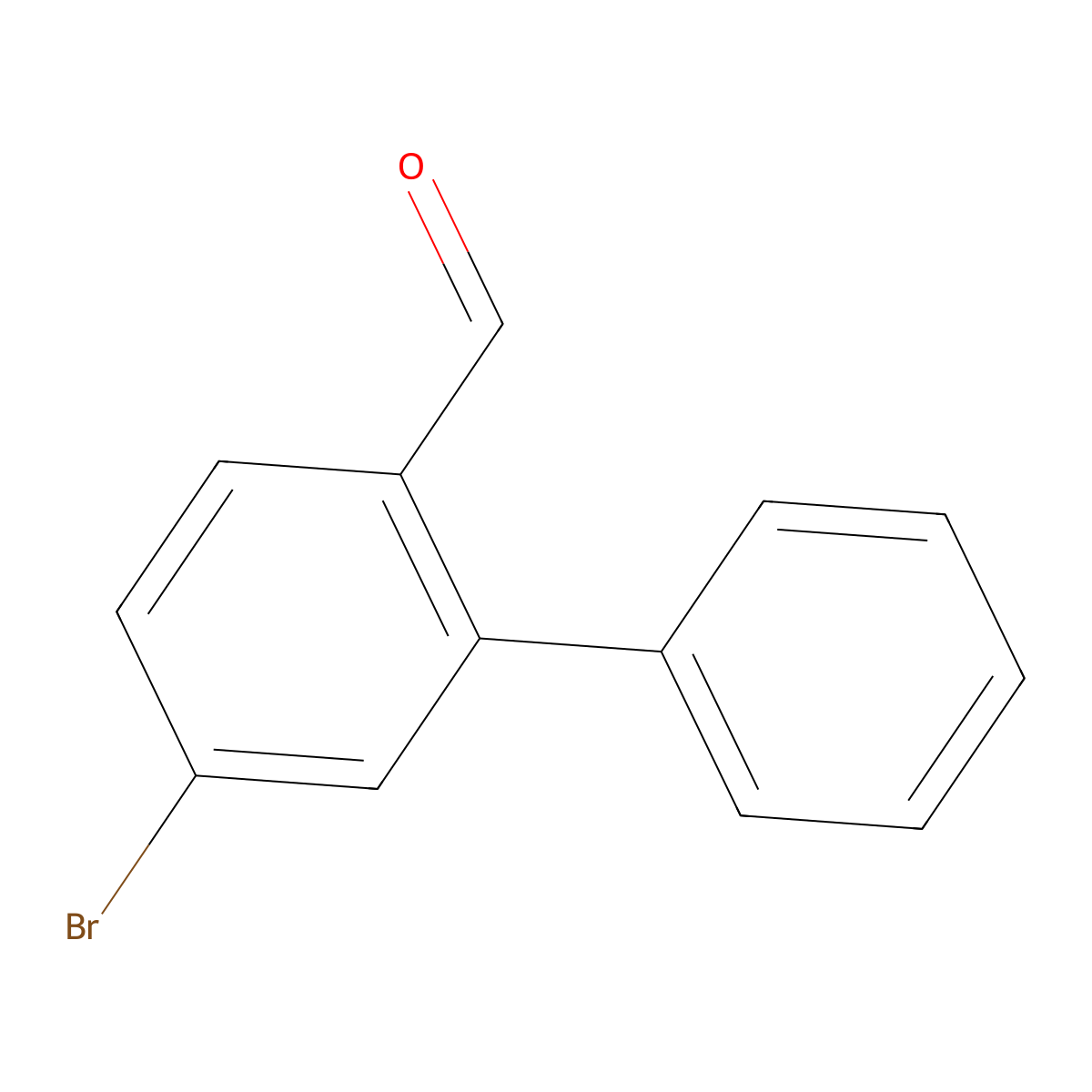5-Bromo-[1,1'-biphenyl]-2-carbaldehyde molecular structure, CAS 1675969-69-3
