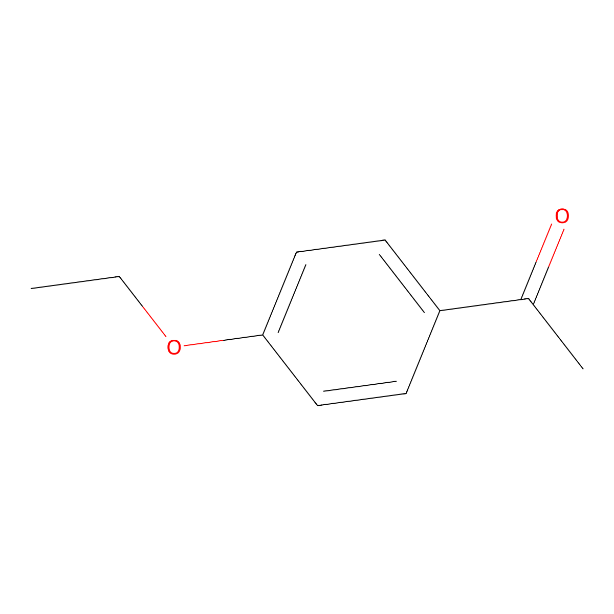 p-Ethoxyacetophenone molecular structure, CAS 1676-63-7