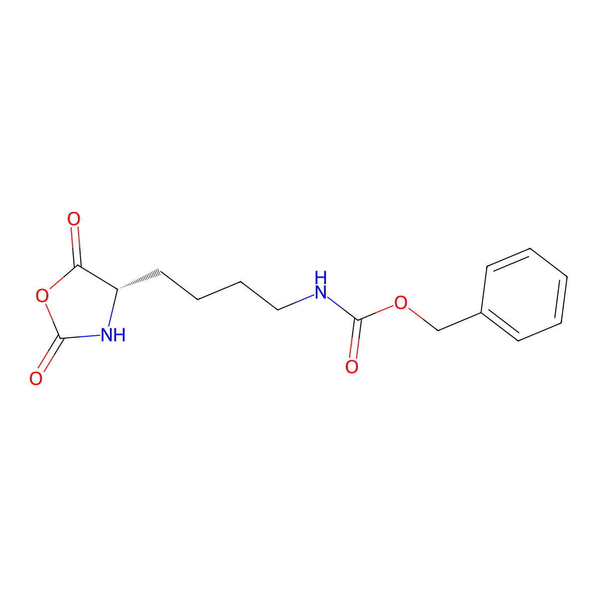 N6-Carbobenzoxy-L-lysine N-Carboxyanhydride molecular structure, CAS 1676-86-4